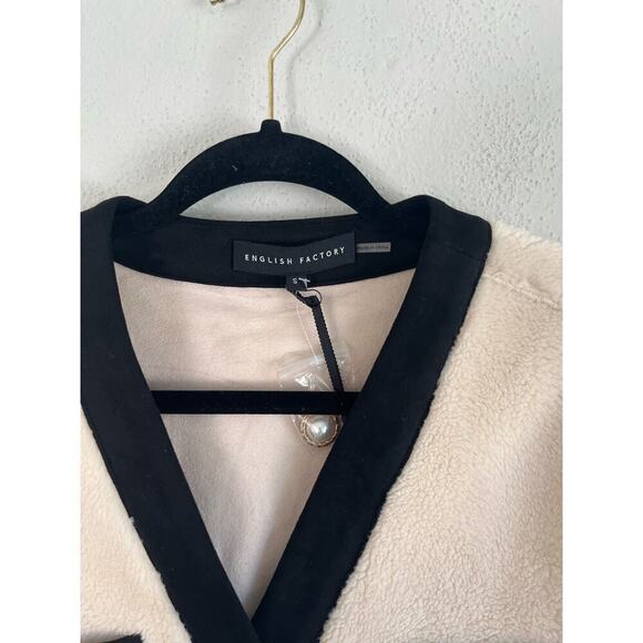 Anthropologie Revolve English Factory Woman Shearing Jacket with Buttons… - Picture 8 of 12